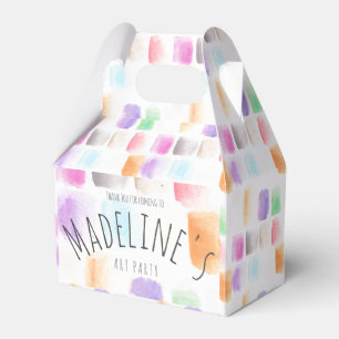 Ballotins Watercolor Art Party Anniversaire Colorful Abstrai