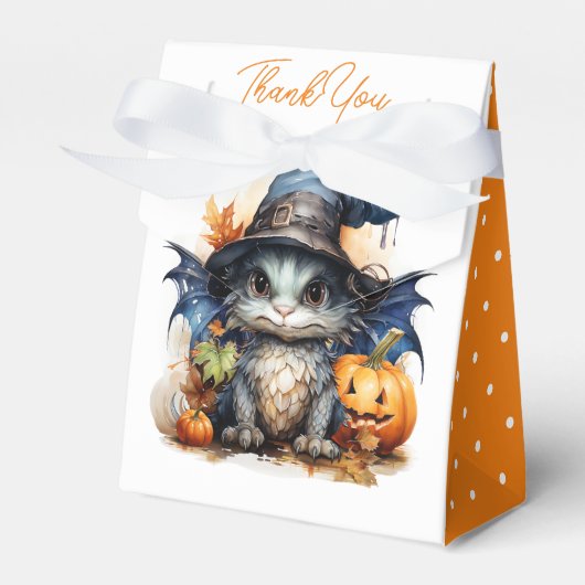 Ballotins Watercolor Baby Dragon Halloween fête d'anniversai (Verso)