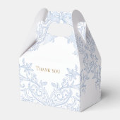 Ballotins  watercolor blue crest | wedding (Arrière)