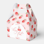 Ballotins Watercolor Bow Cherry Premier 1er anniversaire (Arrière)