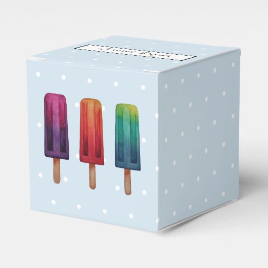 Ballotins Watercolor Cute Popsicle Glaces Creams (Verso)