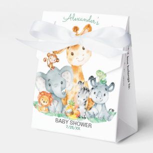 Ballotins Watercolor Cute Safari Jungle Baby shower fille