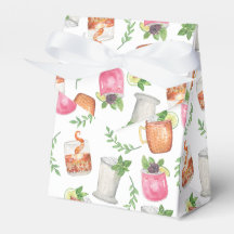 Watercolor Derby Day Mint Julep Drinks