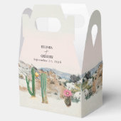 Ballotins Watercolor Desert Cactus Boho Wedding Favor (Ouvert)