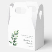 Ballotins Watercolor Eucalyptus Wedding | White (Ouvert)