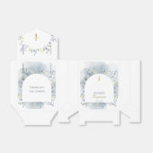 Ballotins watercolor foliage Baptism (Déplié)