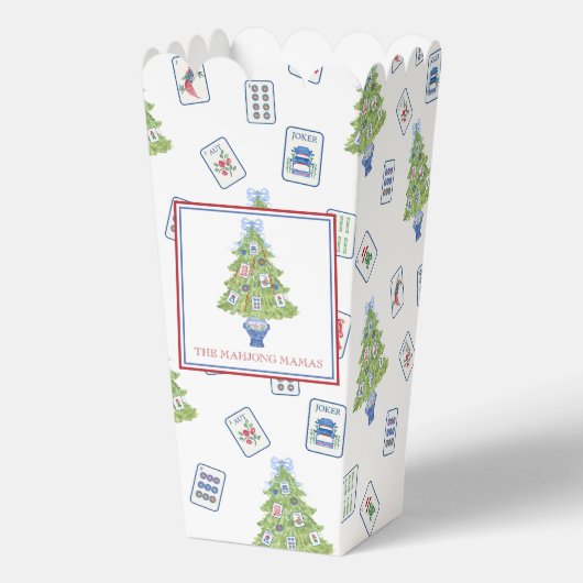 Ballotins Watercolor Mahjong Christmas Tree Party (Recto)