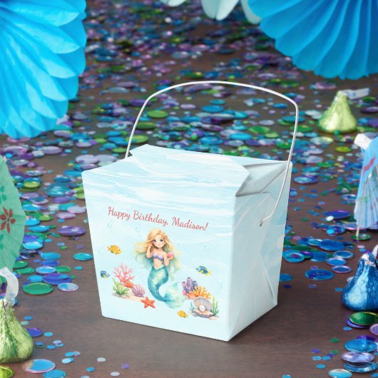 Ballotins Watercolor Mermaid Birthday (Fête)