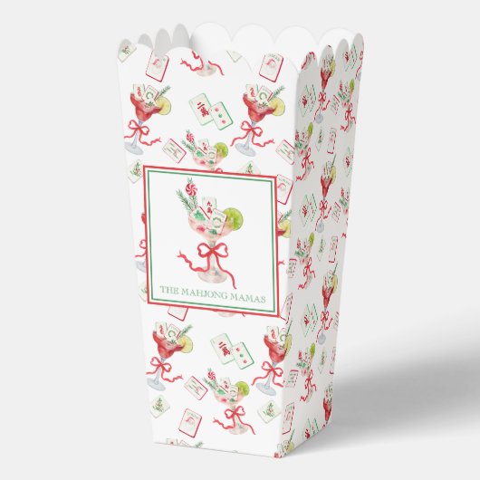 Ballotins Watercolor Merry Mahjong Christmas Cocktail Party (Recto)