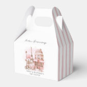 Ballotins Watercolor Paris Café Script Merci Baby shower (Verso)