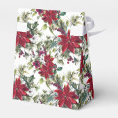 Ballotins Watercolor Poinsettia Pattern (Arrière)