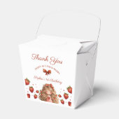 Ballotins Watercolor Strawberry Girl Joyeuse fête d'annivers (Verso)