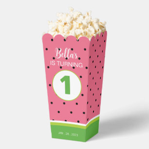 Ballotins Watermelon Anniversaire de fête Popcorn Box pour f