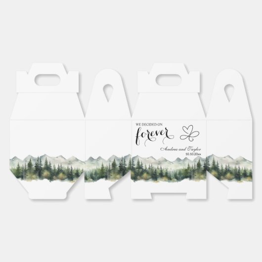 Ballotins We decided on Forever Elegant Wedding (Déplié)