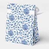 Ballotins Wedding shower Chic Chinoiserie Bleu Et Blanc (Arrière)