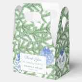 Ballotins Wedding shower de Noël Elegant Bauble Bleu Blanc (Ouvert)