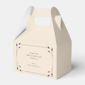 Ballotins Western Boho Horseshoe Monogram Ranch Mariage (Arrière)