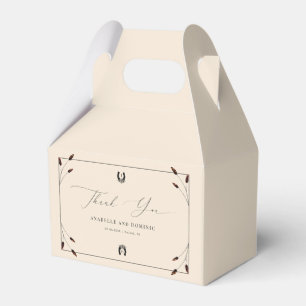 Ballotins Western Boho Horseshoe Monogram Ranch Mariage