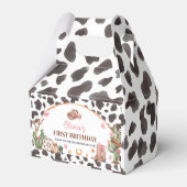 Ballotins Western Bows Pink Cowgirl Anniversaire (Arrière)