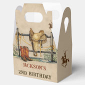 Ballotins Western Cowboy Ballotin de fête d'anniversaire (Ouvert)