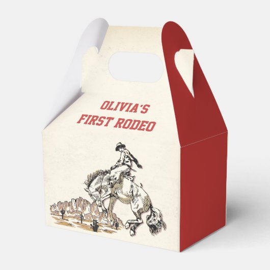 Ballotins Western Cowboy Ballotin de fête d'anniversaire (Arrière)