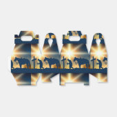 Ballotins Western Faveur boîte cadeau Cowboy prière (Déplié)