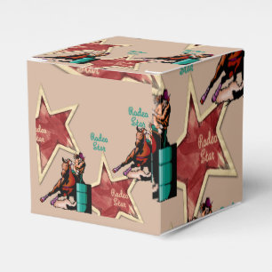 Ballotins Western Party Favoriser Box Rodeo Barrel Racing