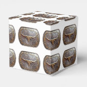 Ballotins Western Party Favoriser Ou Boîte Cadeau Texas Long (Arrière)