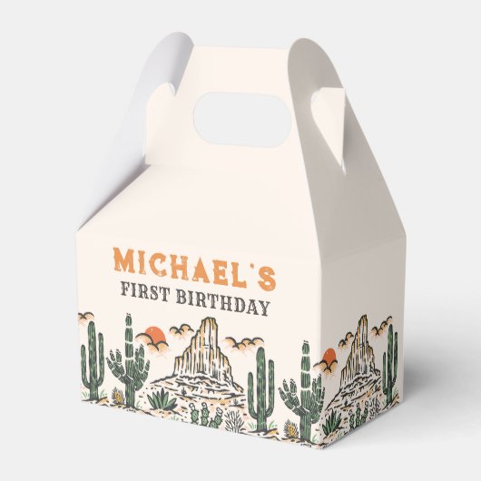 Ballotins Western Vintage Desert Rodeo 1er anniversaire (Verso)