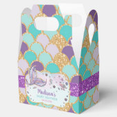 Ballotins Whimsical Chic Sirène Baby shower fille Merci (Ouvert)