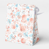 Ballotins Whimsical Cute Hand Drawn Pastel Flowers Wedding (Arrière)