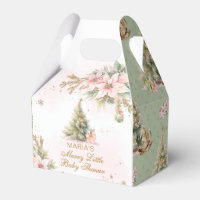 Whimsical Merry Little Baby shower Rose vert fille
