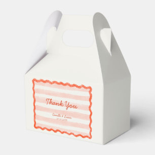 Ballotins Whimsical Moderne Rose & Rouge Mariage Faveur Boxe