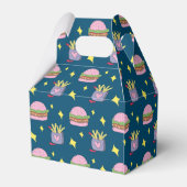 Ballotins Whimsical Pink Burger et Fries fête d'anniversaire (Arrière)