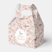 Ballotins Whimsical rose Floral Baby shower fille (Arrière)