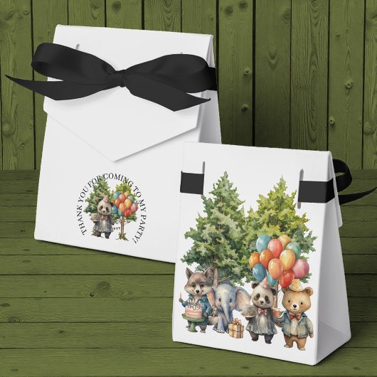 Ballotins Whimsical Watercolor Forest Birthday