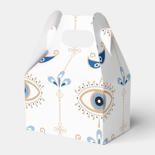 Ballotins White bohemian retro evil eye pattern (Arrière)
