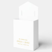 Ballotins White & Gold Elegant Night Before Mariage (Ouvert)