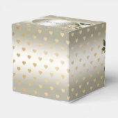 Ballotins White Roses Gold Hearts Ballotin (Arrière)