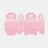 Ballotins Wild One 1er anniversaire fête Boho rose Daisy (Déplié)