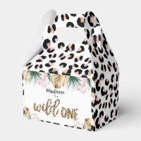 Wild One Birthday Empreinte de léopard Wild Jungle