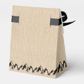 Ballotins Wild One Boys Rustic Plaid Baby shower de bûcheron (Arrière)