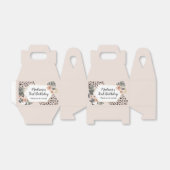 Ballotins Wild One Empreinte de léopard Ballotin de fête d'a (Déplié)