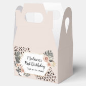 Ballotins Wild One Empreinte de léopard Ballotin de fête d'a (Ouvert)