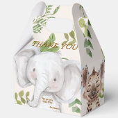 Ballotins Wild One Jungle Animals Safari 1st Birthday (Verso)