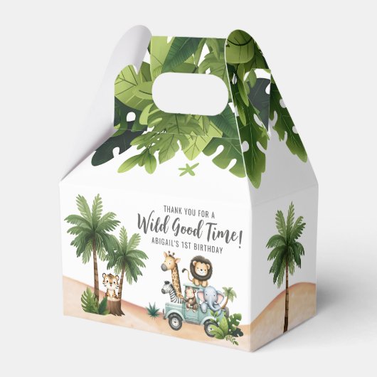 Ballotins Wild One Jungle Safari 1er anniversaire (Verso)