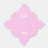 Ballotins Wild One Rose White Daisy Retro 1er Anniversaire (Déplié)