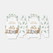 Ballotins Wild One Safari Jungle Animaux 1er anniversaire (Déplié)