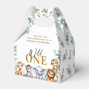 Ballotins Wild One Safari Jungle Animaux 1er anniversaire