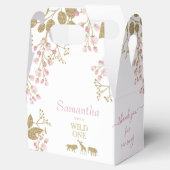 Ballotins Wild Un 1er Anniversaire Animaux Merci Or rose (Ouvert)